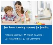 Free Home Learning Resources for Families 